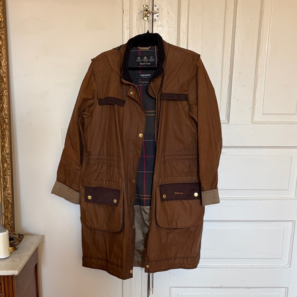 Barbour Tan Military Field Coat